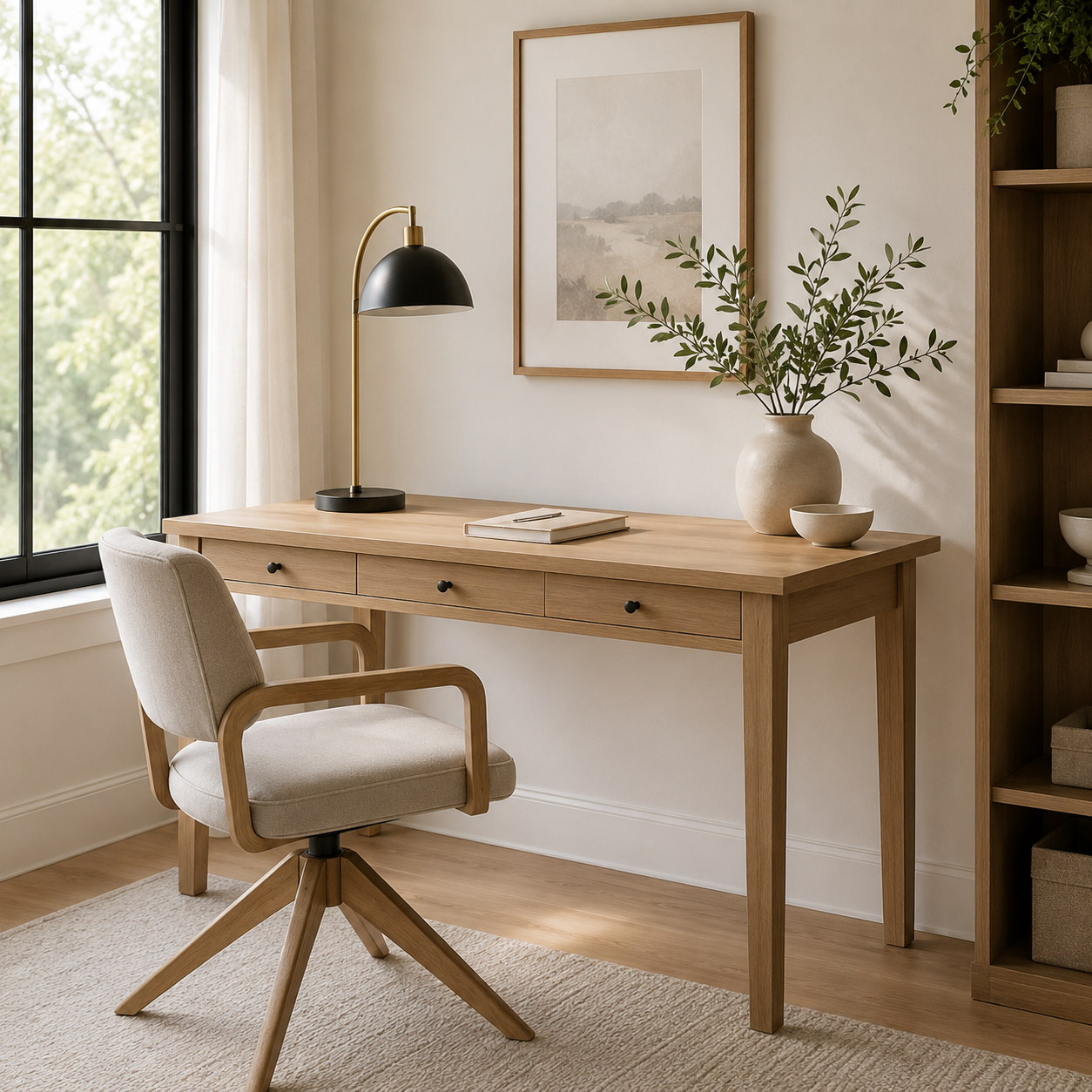 Bureau de travail minimaliste